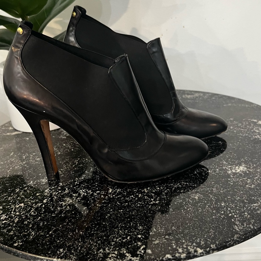 Agent Provocateur Black Heeled Boots with Stiletto Heel